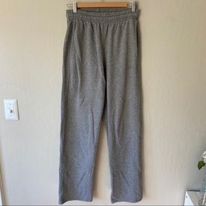 Champion Men’s Wide Leg Gray Sweatpants Size Small